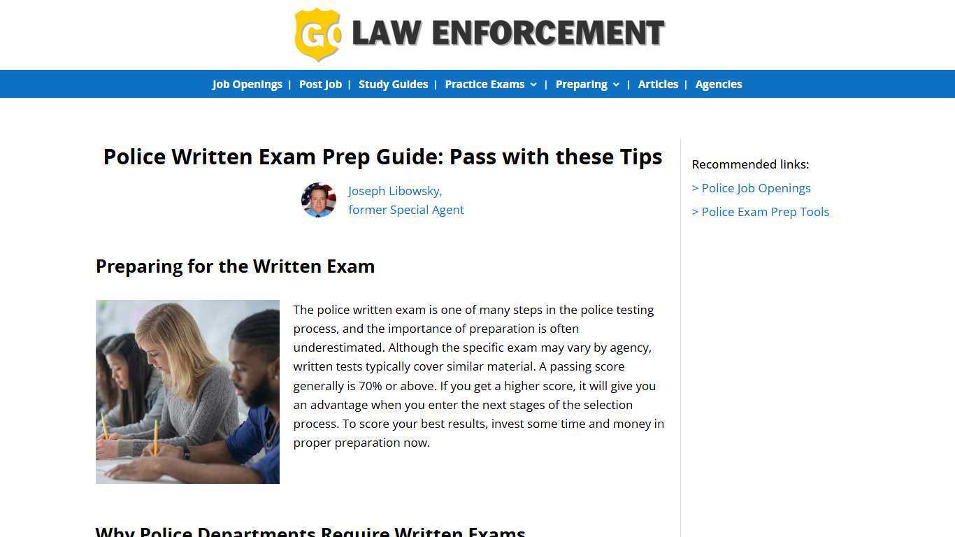 What is the Police Written Exam and How to Prepare for It?